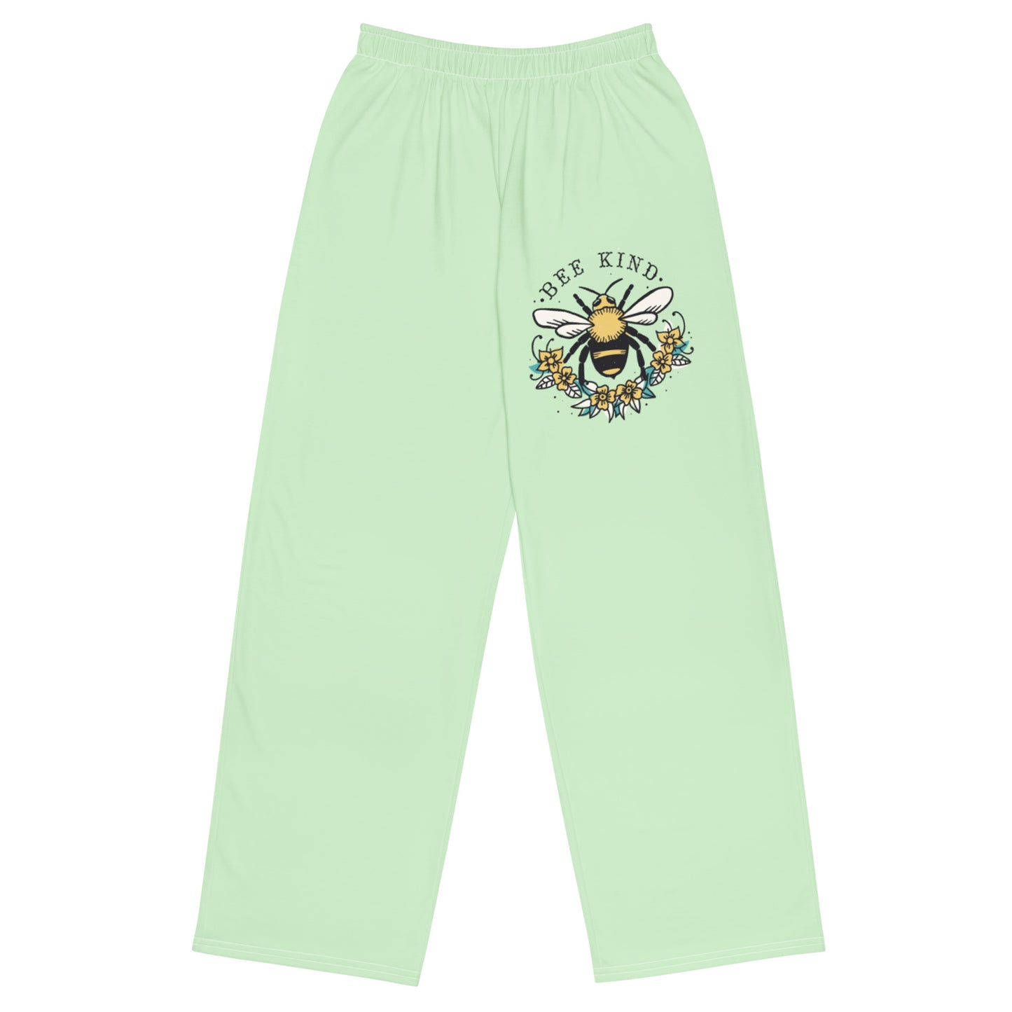 All-over print unisex wide-leg pants