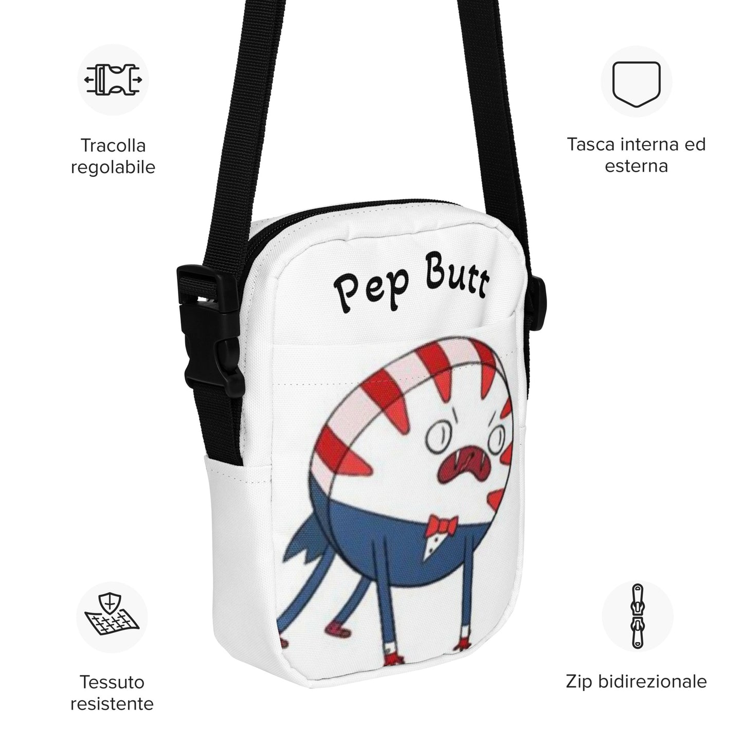 Pepperment butler Utility crossbody bag