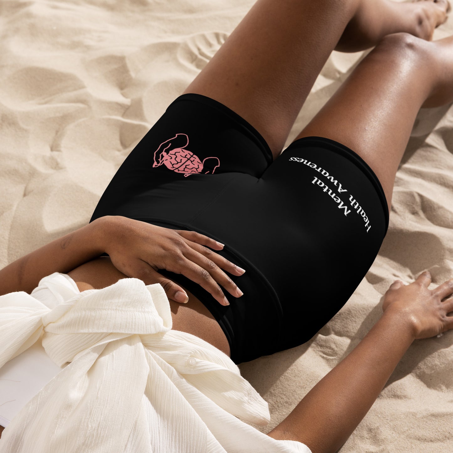 Mental Health Awareness Yoga Shorts