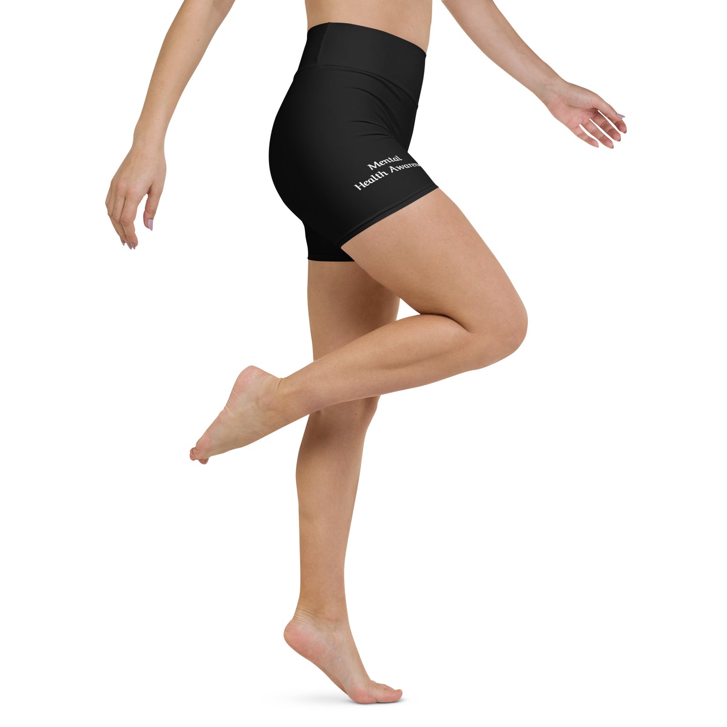 Mental Health Awareness Yoga Shorts