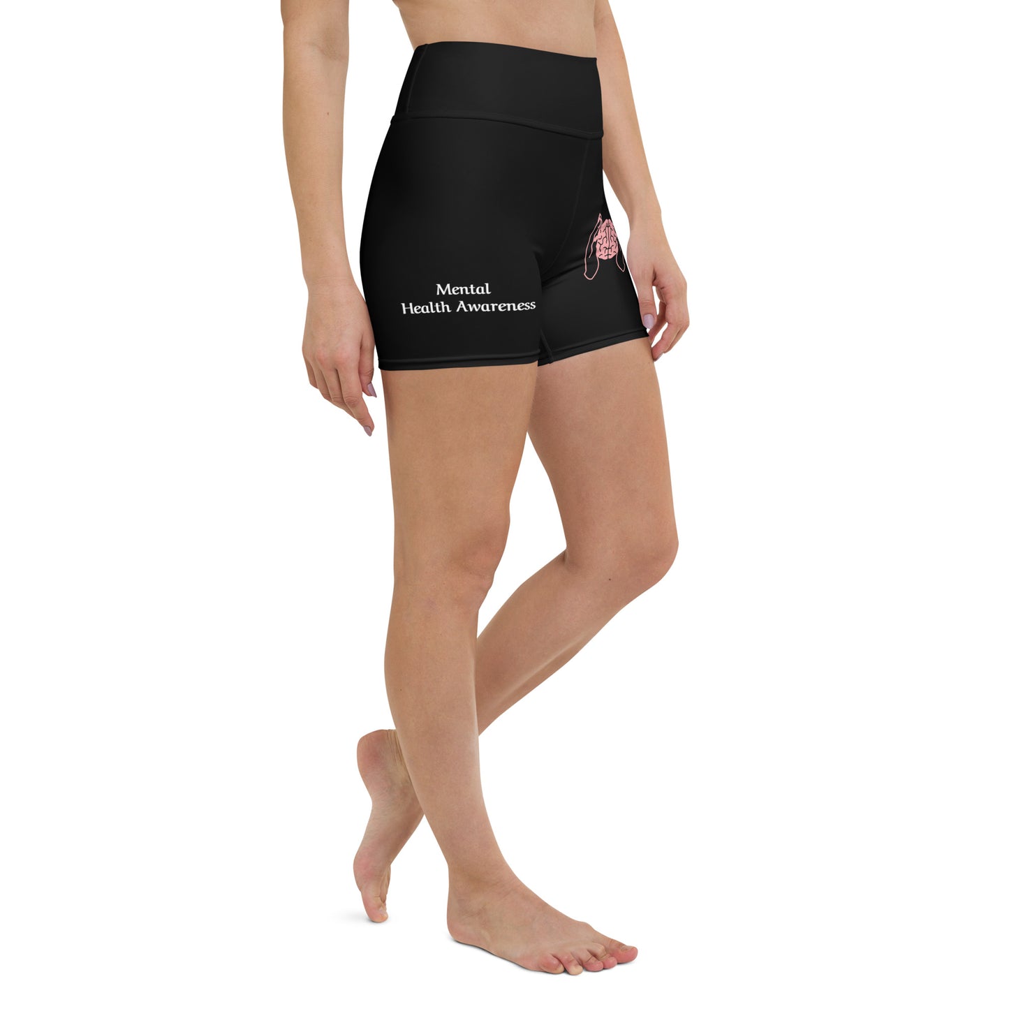 Mental Health Awareness Yoga Shorts