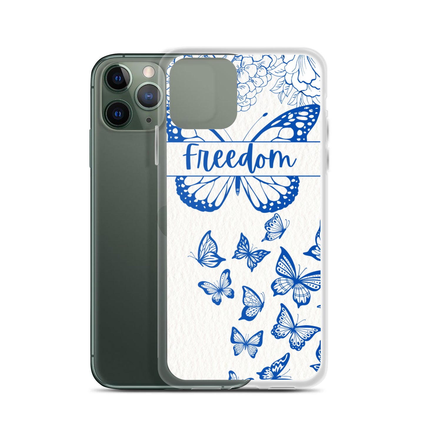 Freedom Butterfly Clear Case for iPhone®