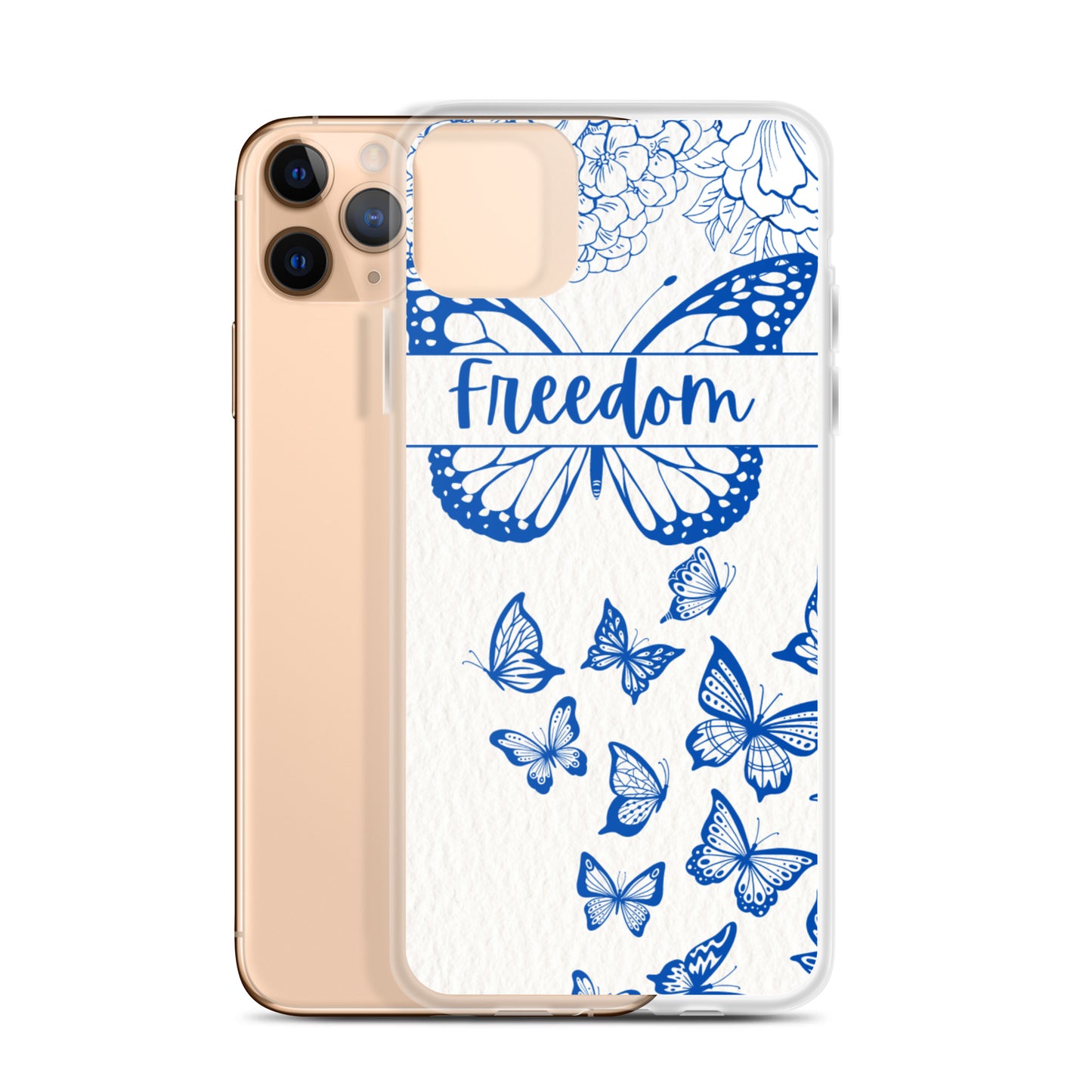 Freedom Butterfly Clear Case for iPhone®