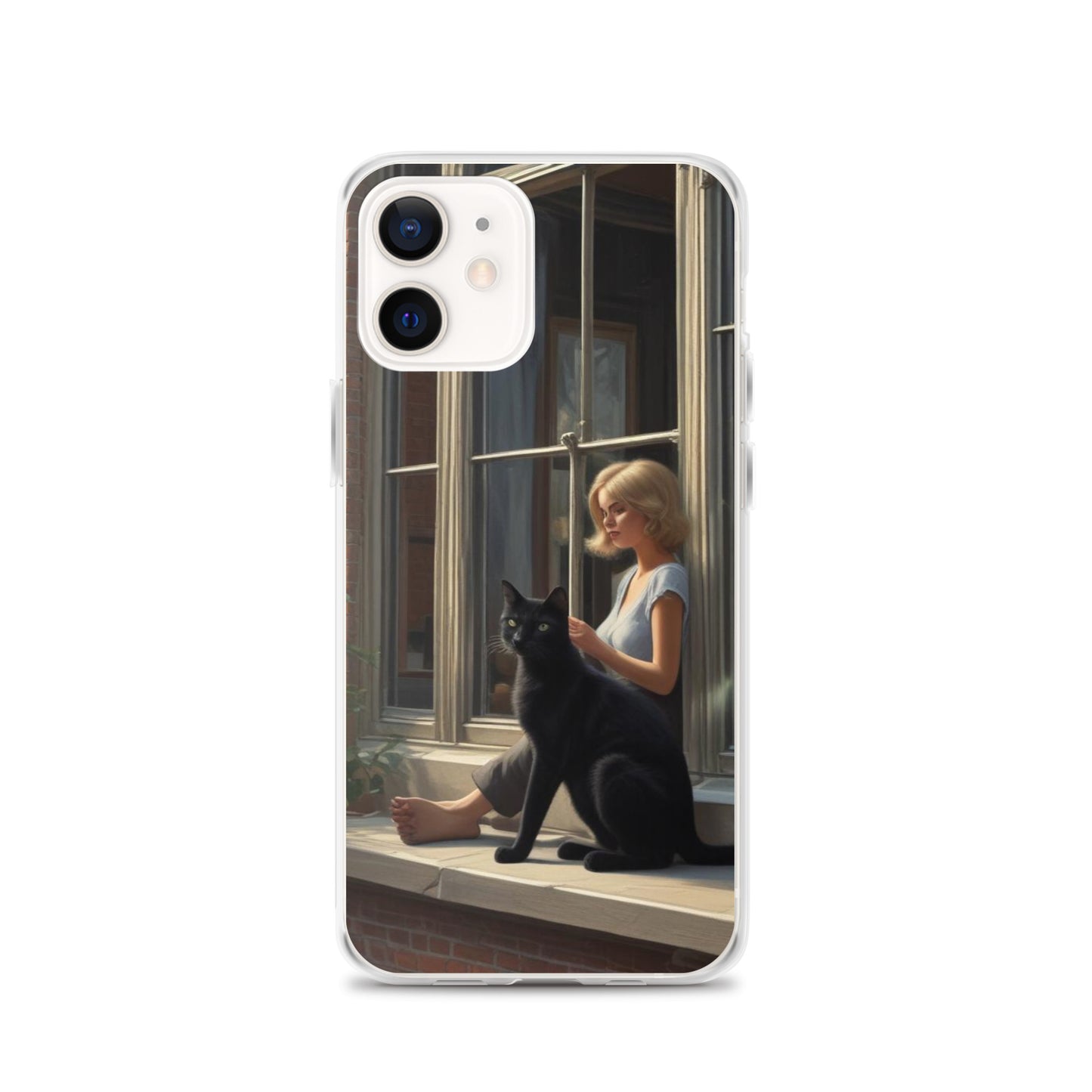 Black Cat Clear Case for iPhone®
