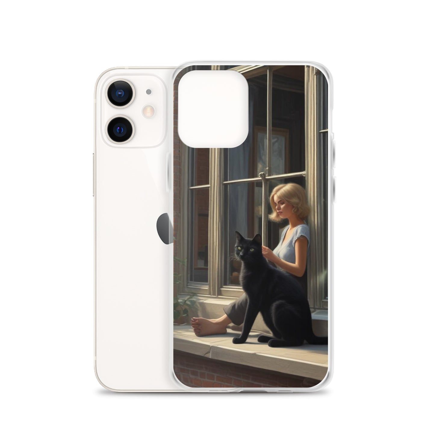 Black Cat Clear Case for iPhone®