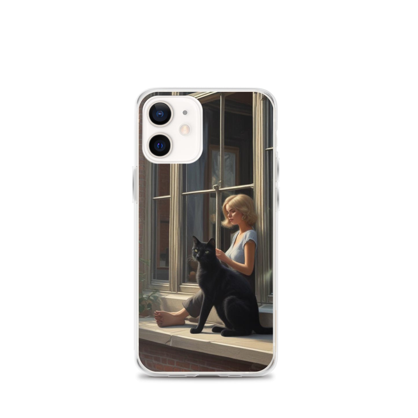 Black Cat Clear Case for iPhone®