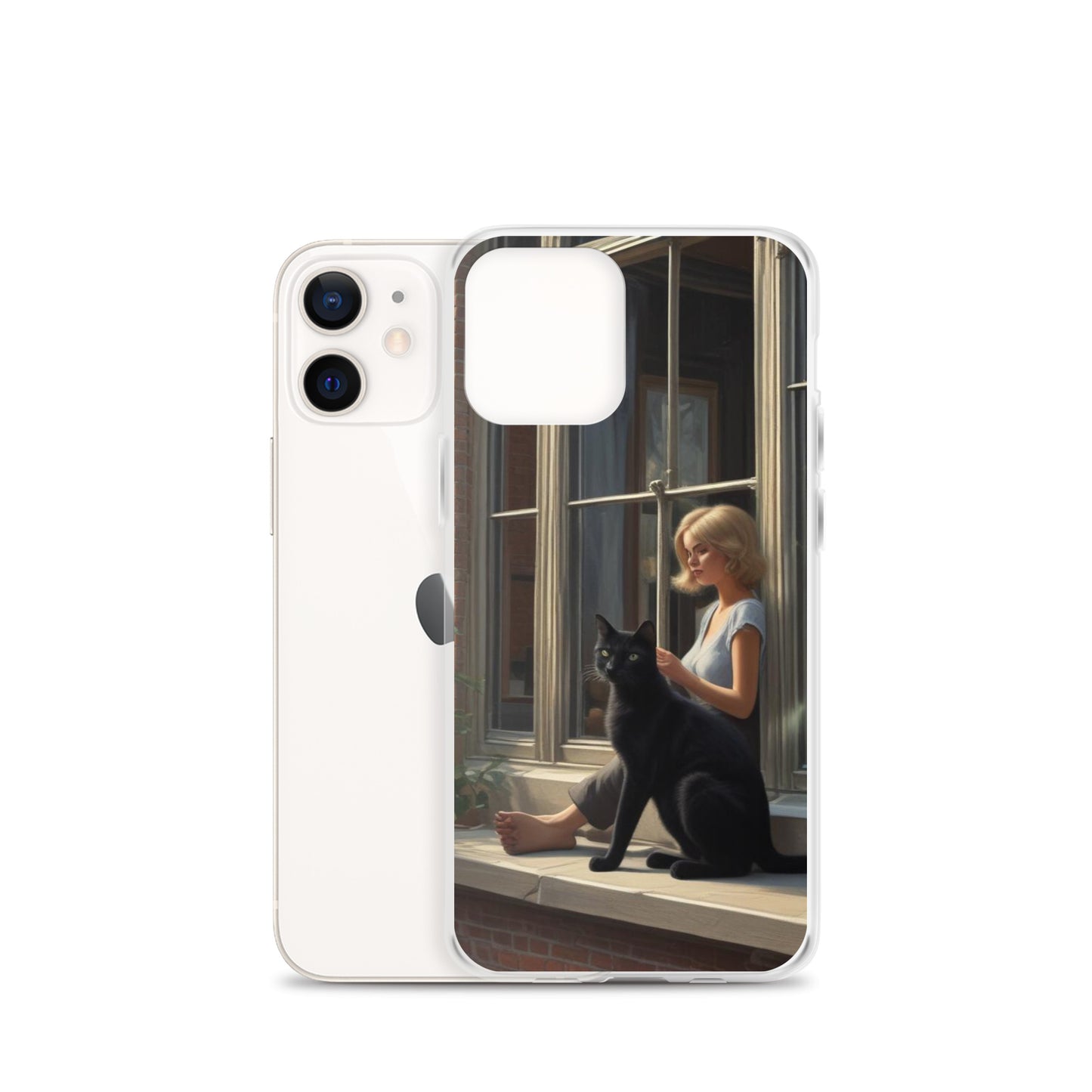 Black Cat Clear Case for iPhone®