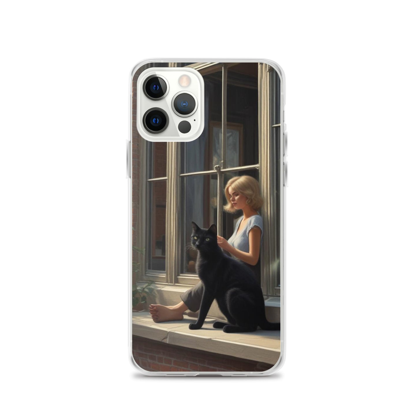 Black Cat Clear Case for iPhone®