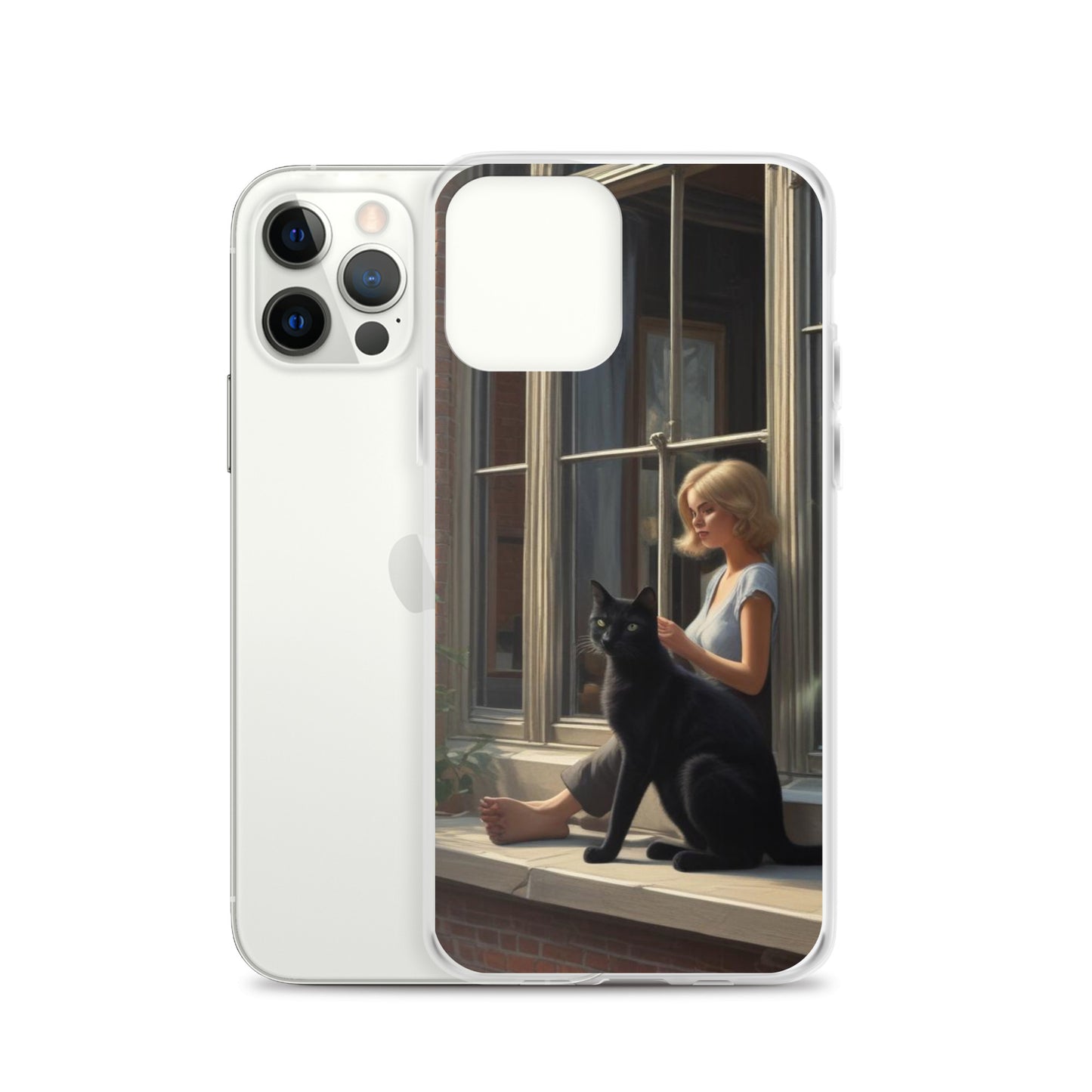 Black Cat Clear Case for iPhone®