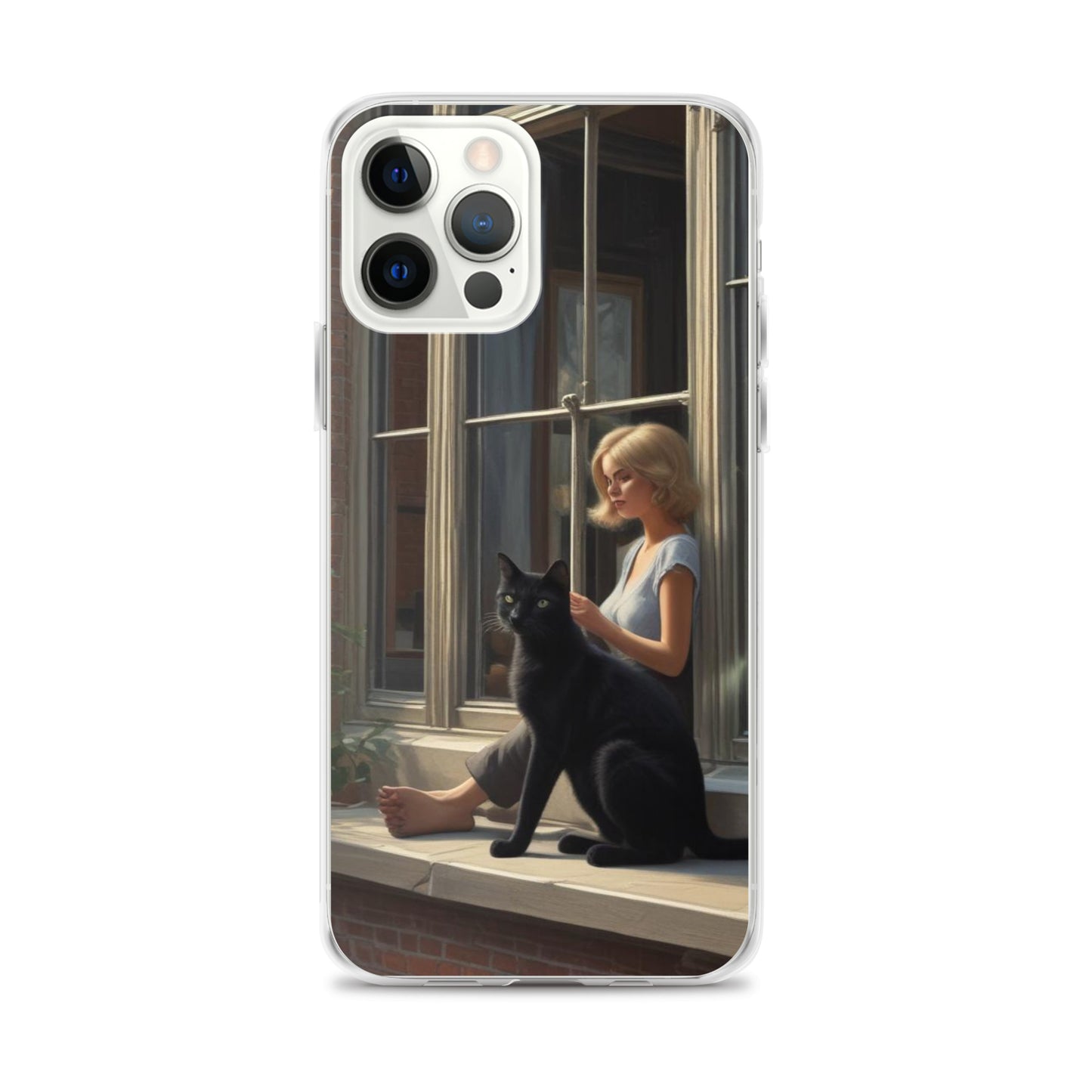 Black Cat Clear Case for iPhone®