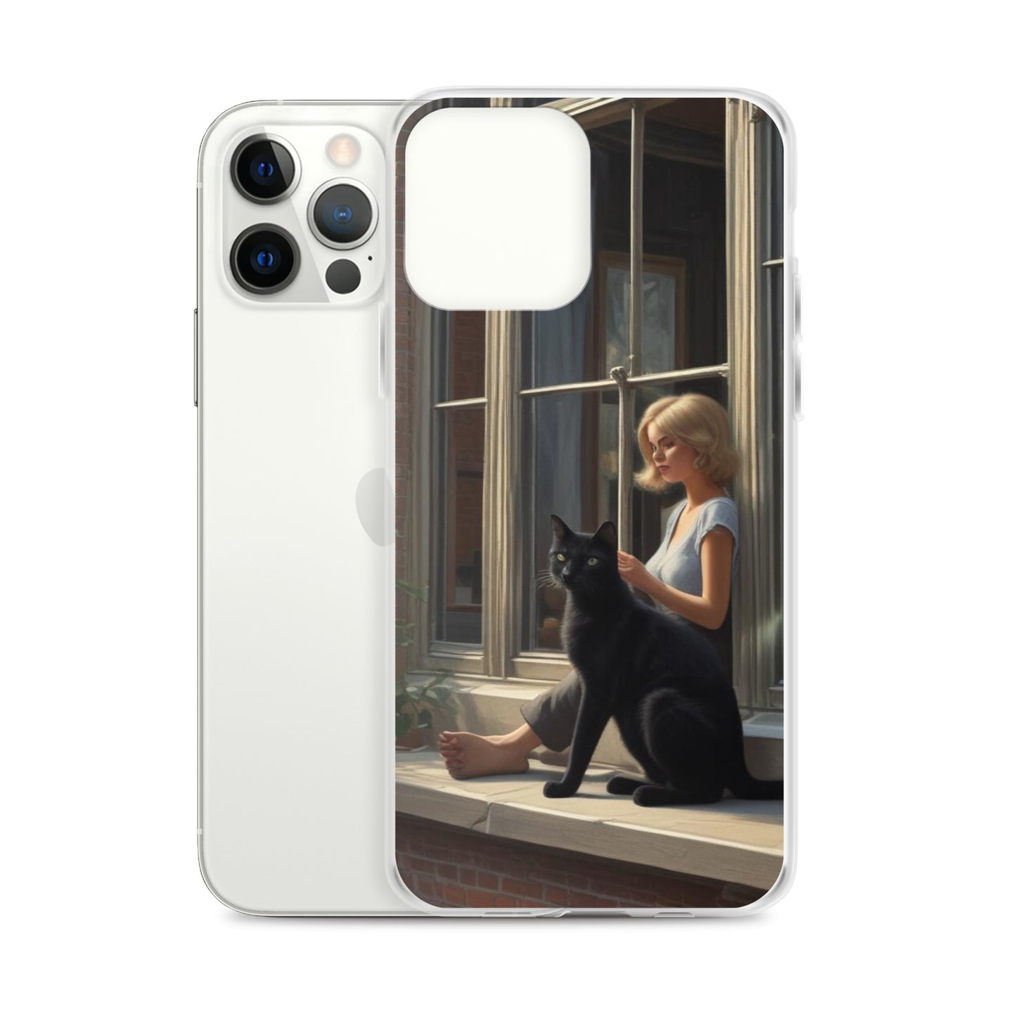 Black Cat Clear Case for iPhone®