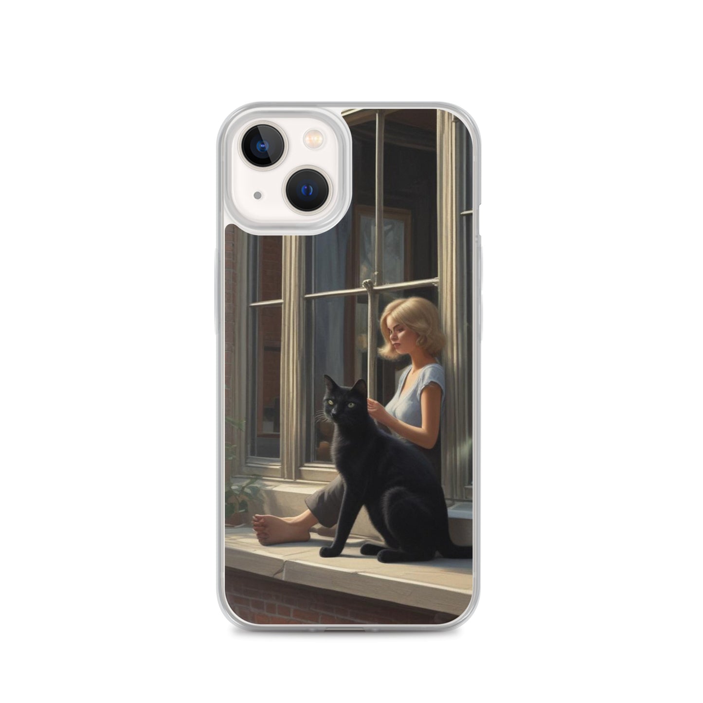 Black Cat Clear Case for iPhone®