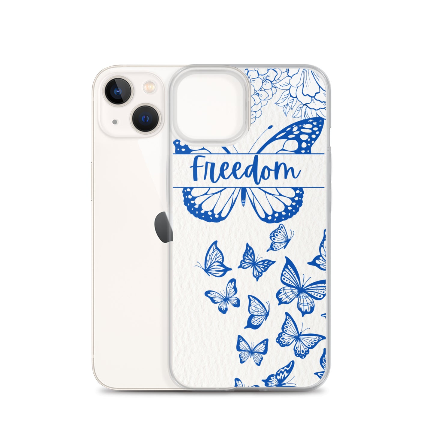 Freedom Butterfly Clear Case for iPhone®