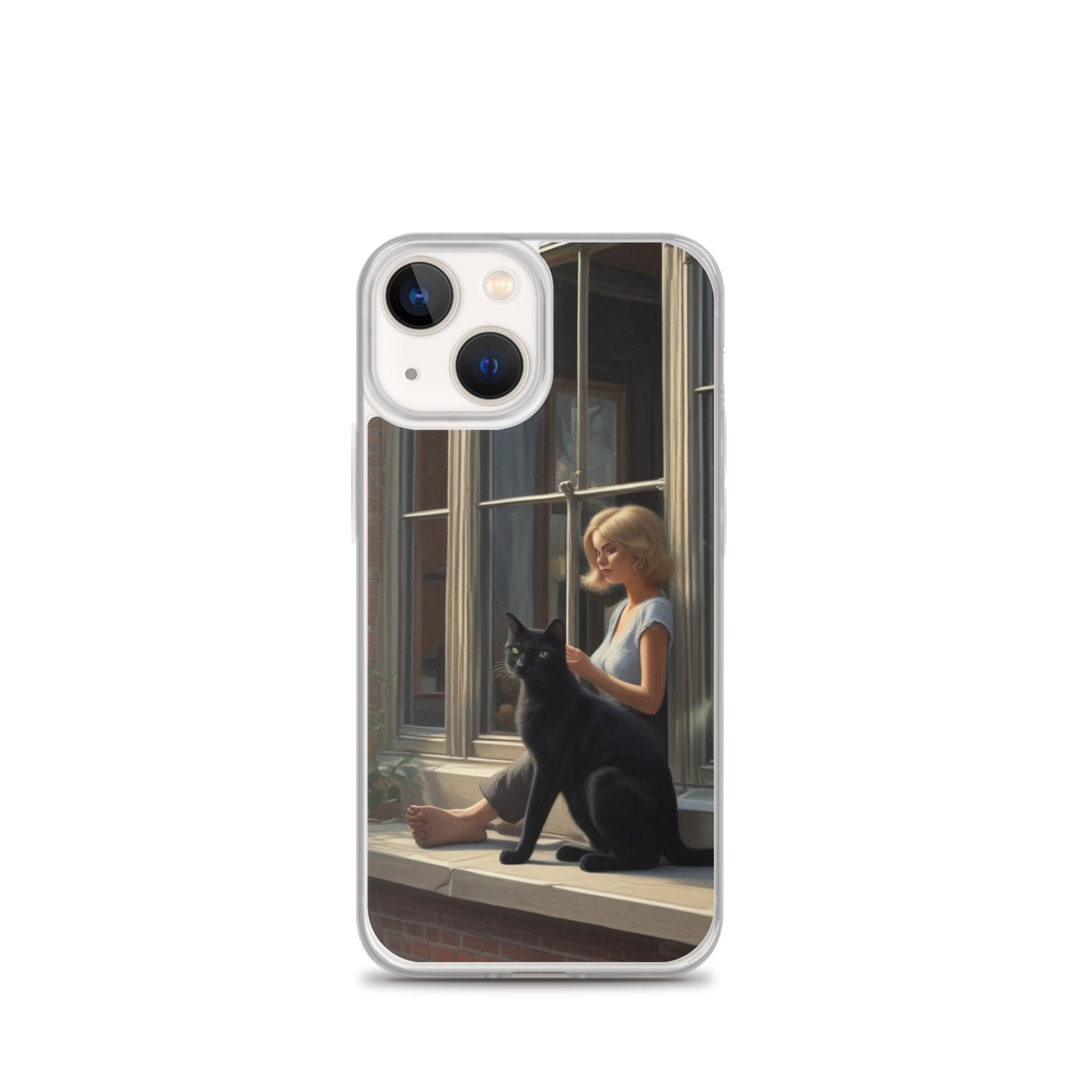 Black Cat Clear Case for iPhone®