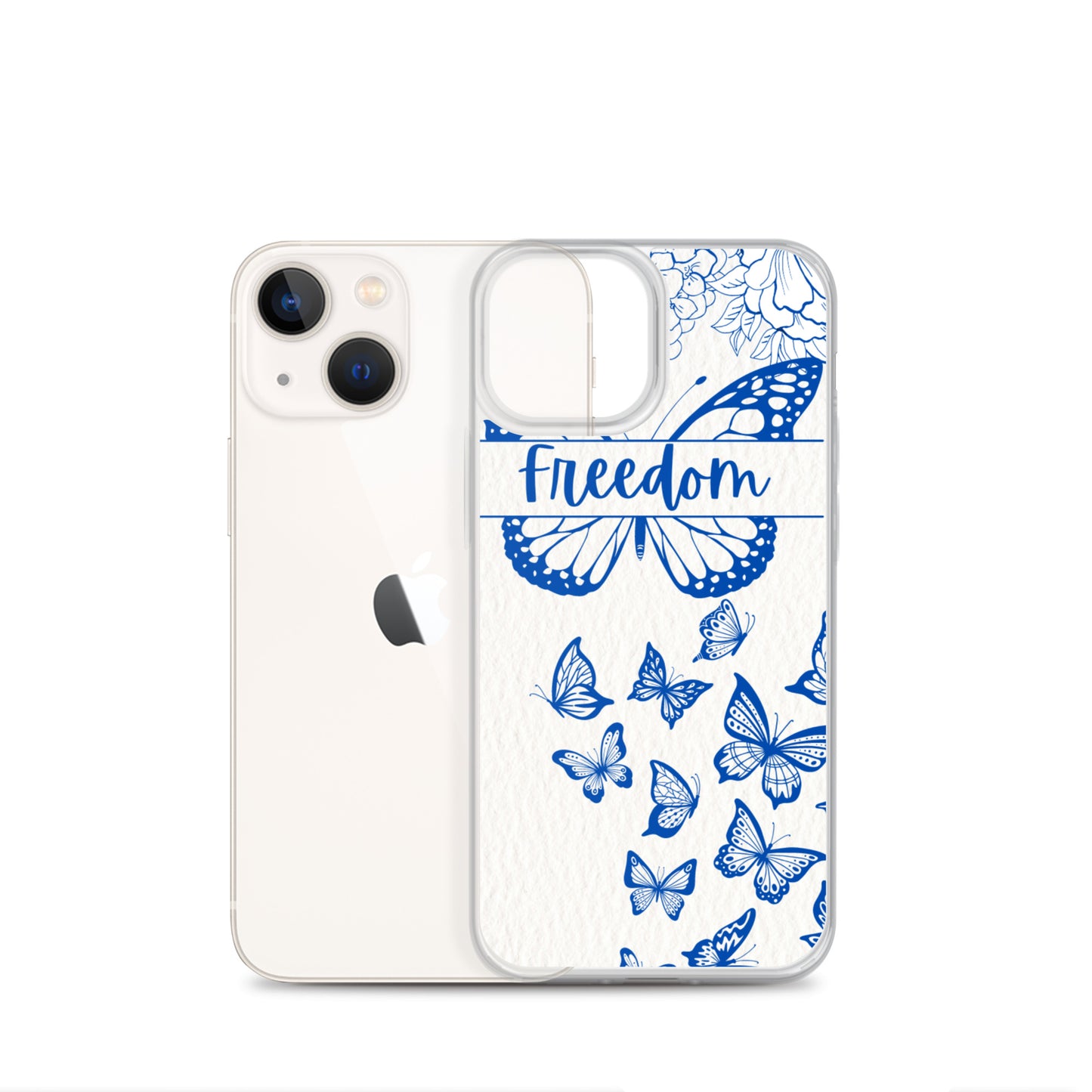 Freedom Butterfly Clear Case for iPhone®