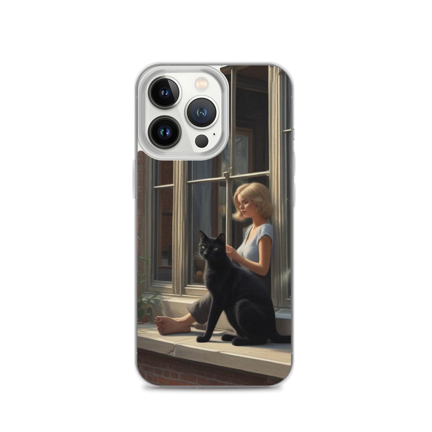 Black Cat Clear Case for iPhone®