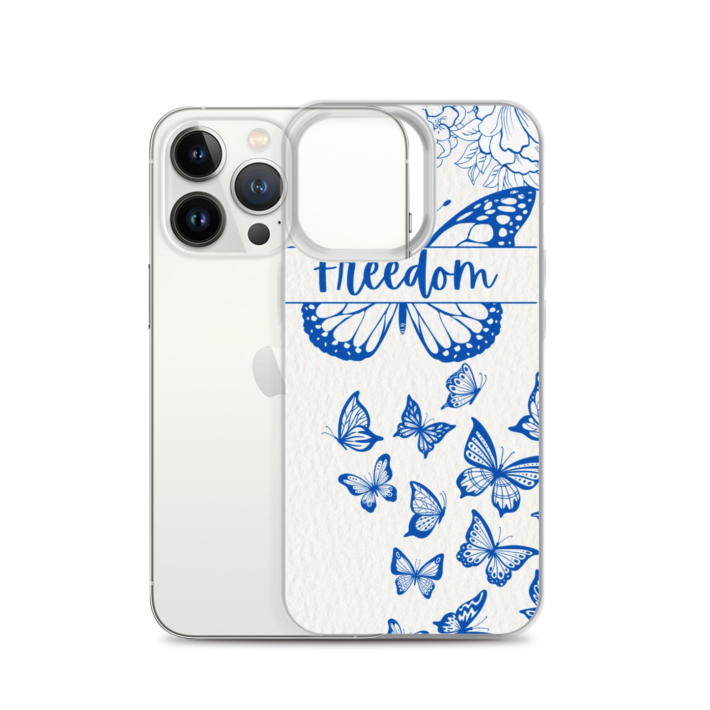 Freedom Butterfly Clear Case for iPhone®