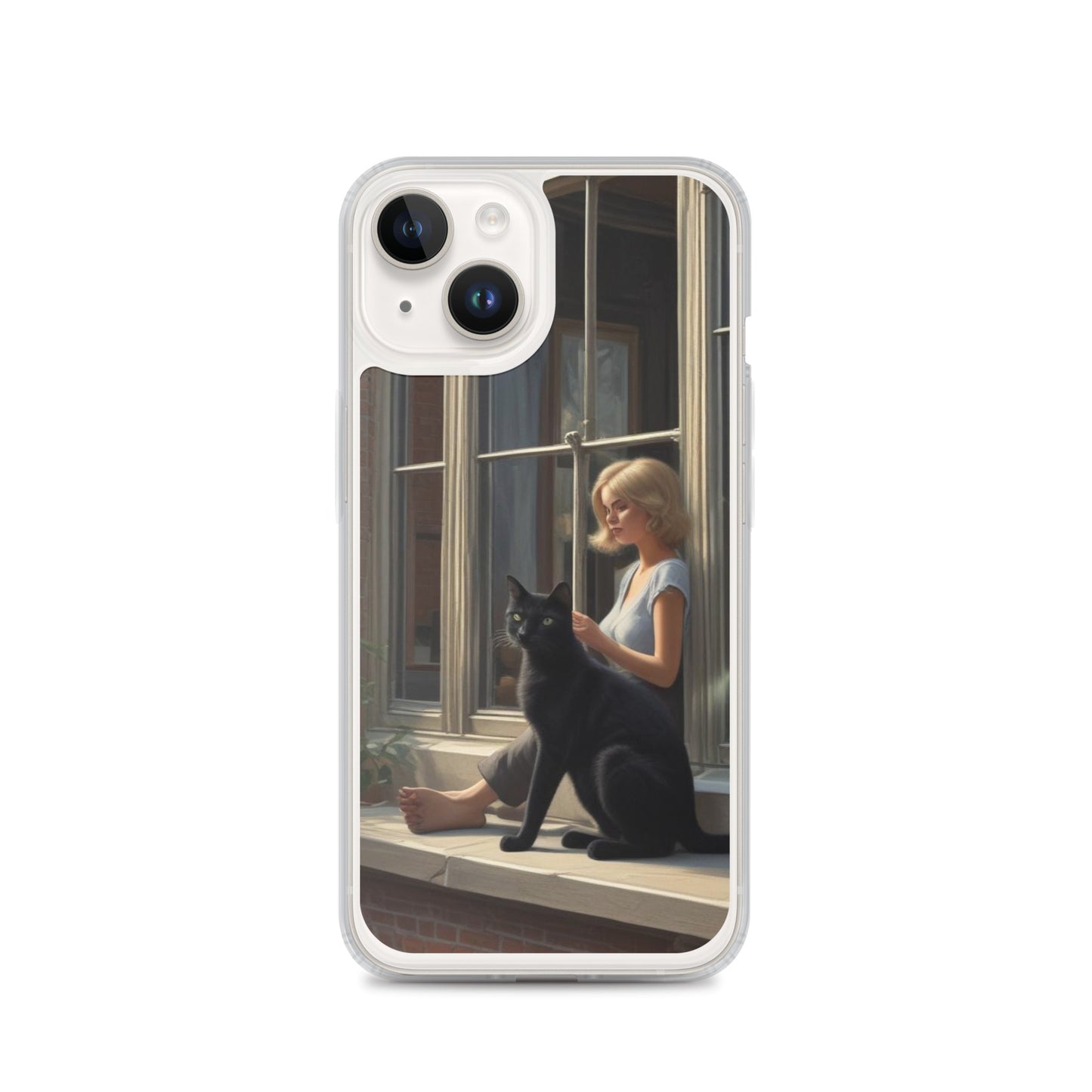 Black Cat Clear Case for iPhone®