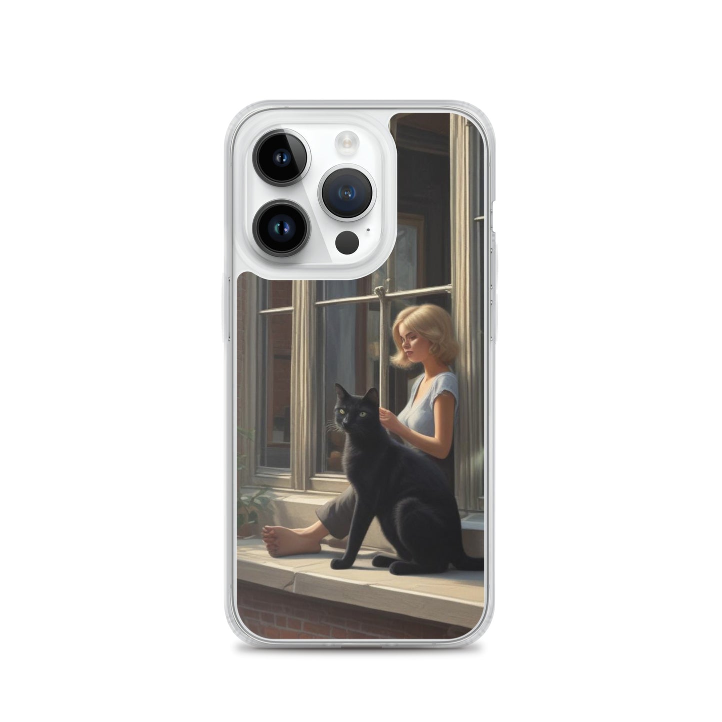 Black Cat Clear Case for iPhone®