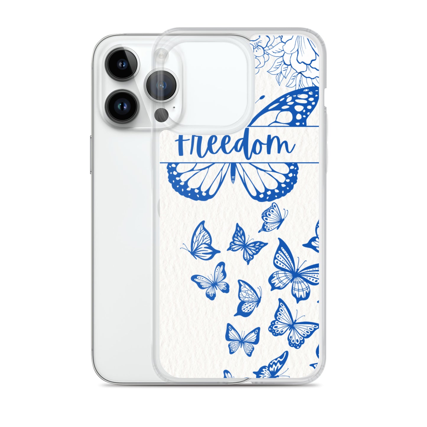 Freedom Butterfly Clear Case for iPhone®