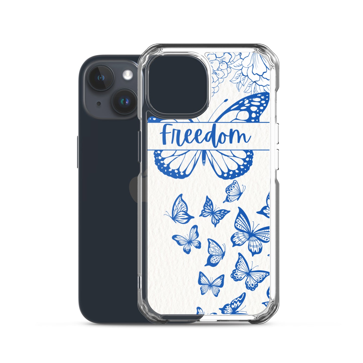 Freedom Butterfly Clear Case for iPhone®