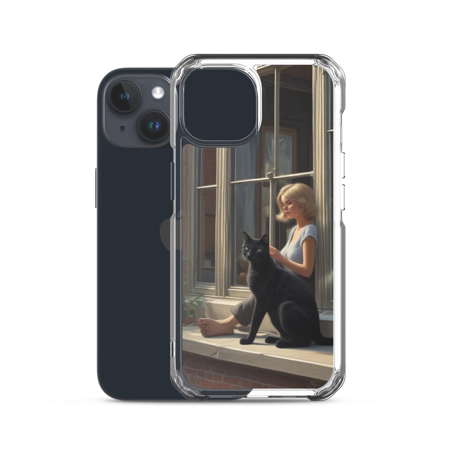 Black Cat Clear Case for iPhone®