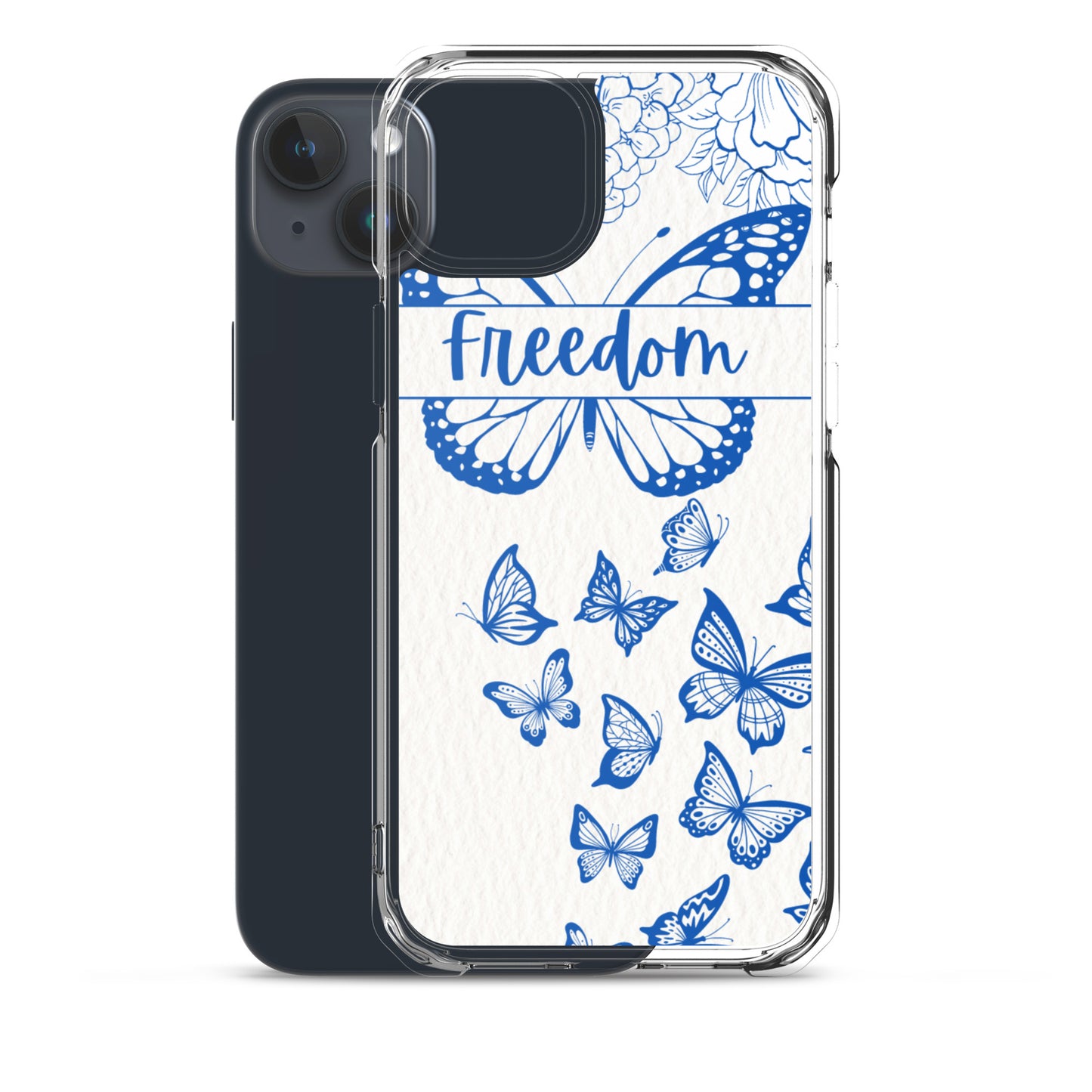 Freedom Butterfly Clear Case for iPhone®