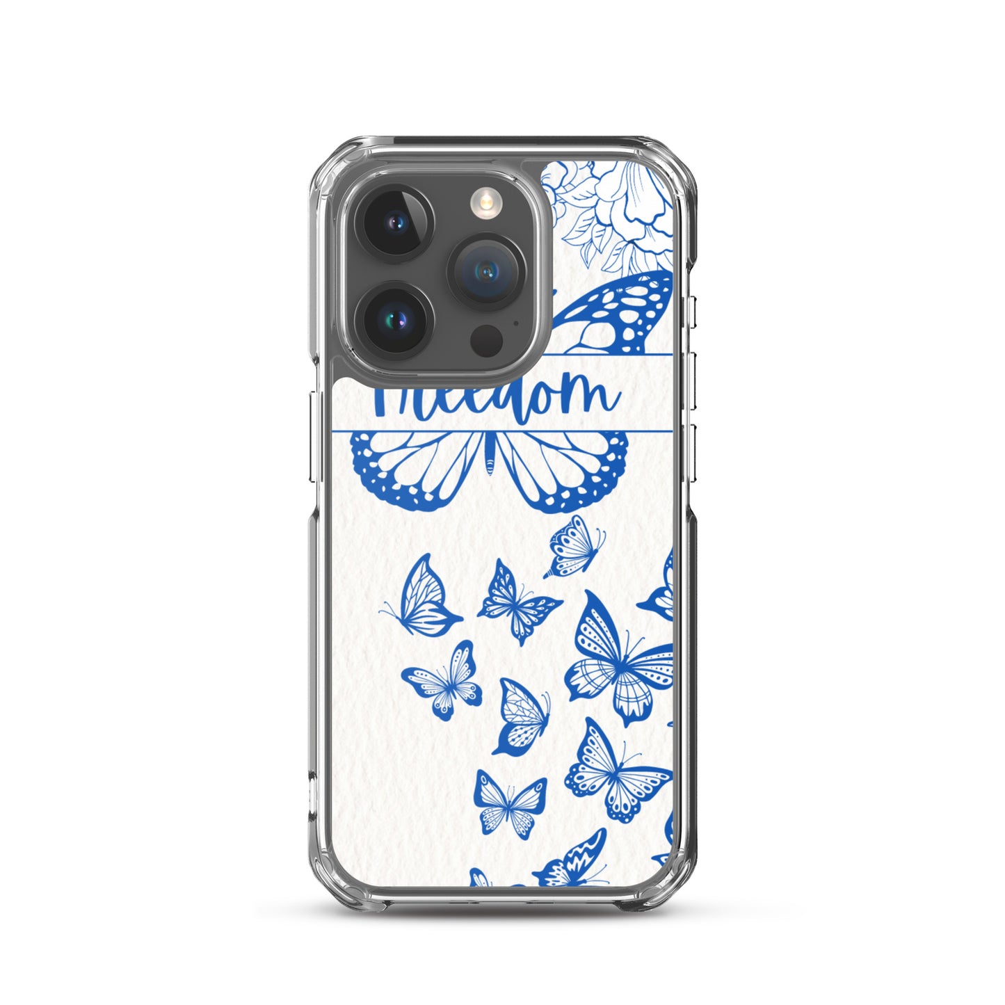 Freedom Butterfly Clear Case for iPhone®