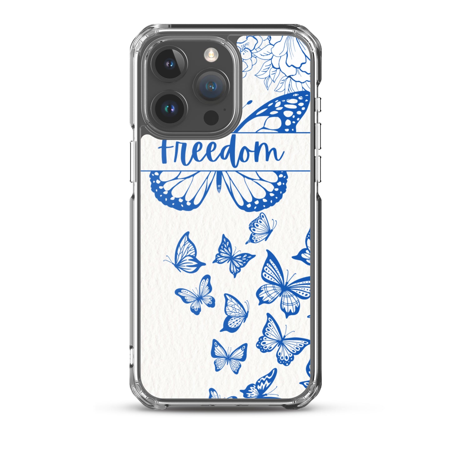 Freedom Butterfly Clear Case for iPhone®