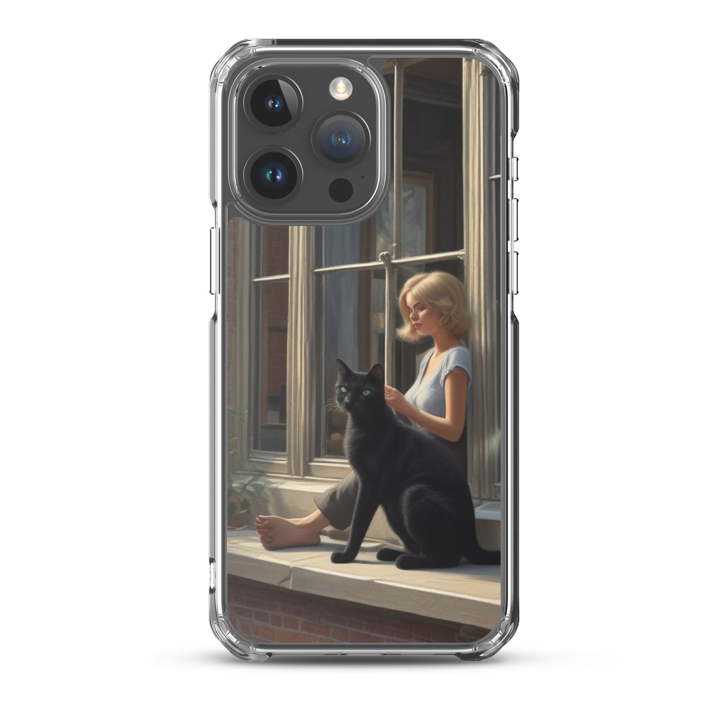Black Cat Clear Case for iPhone®