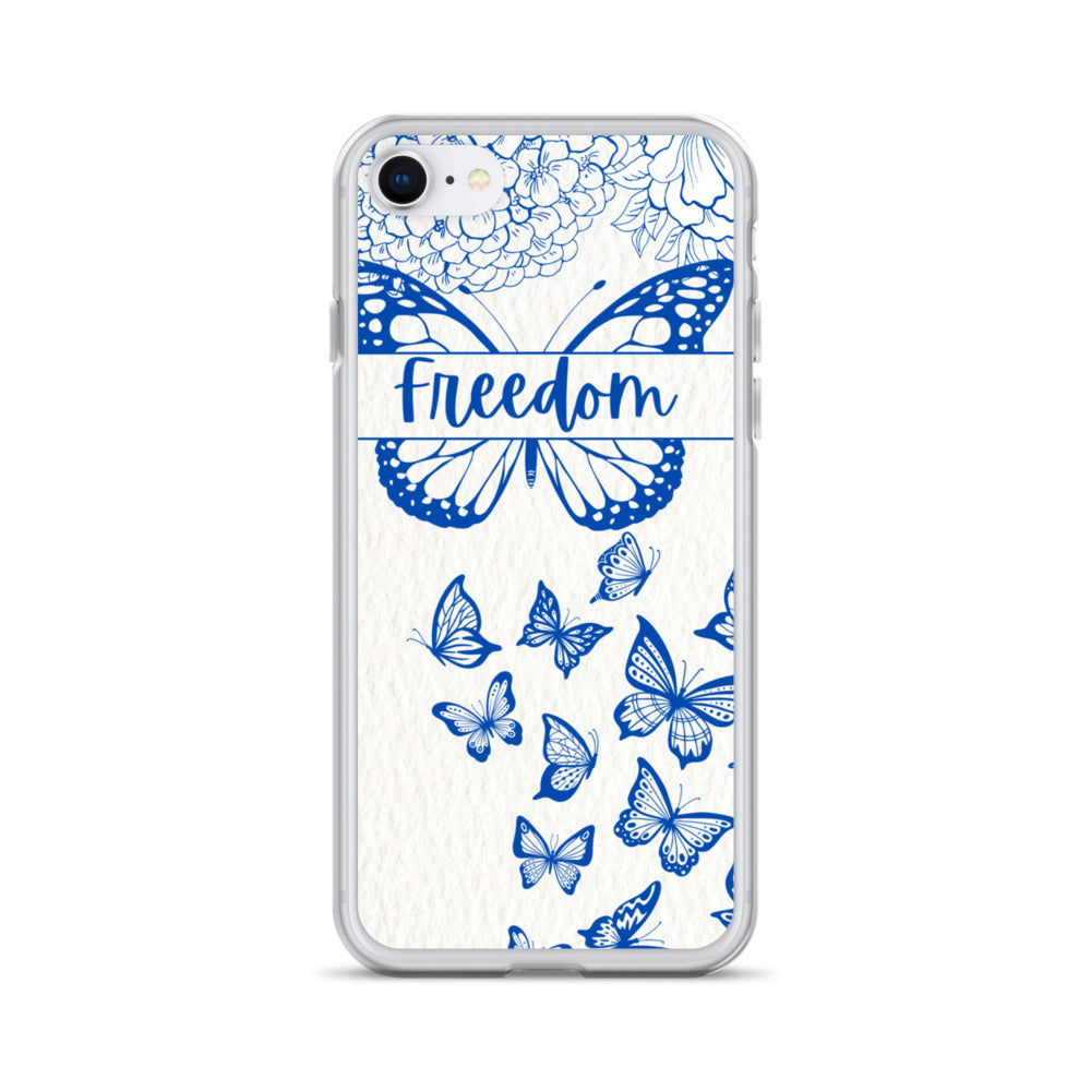 Freedom Butterfly Clear Case for iPhone®