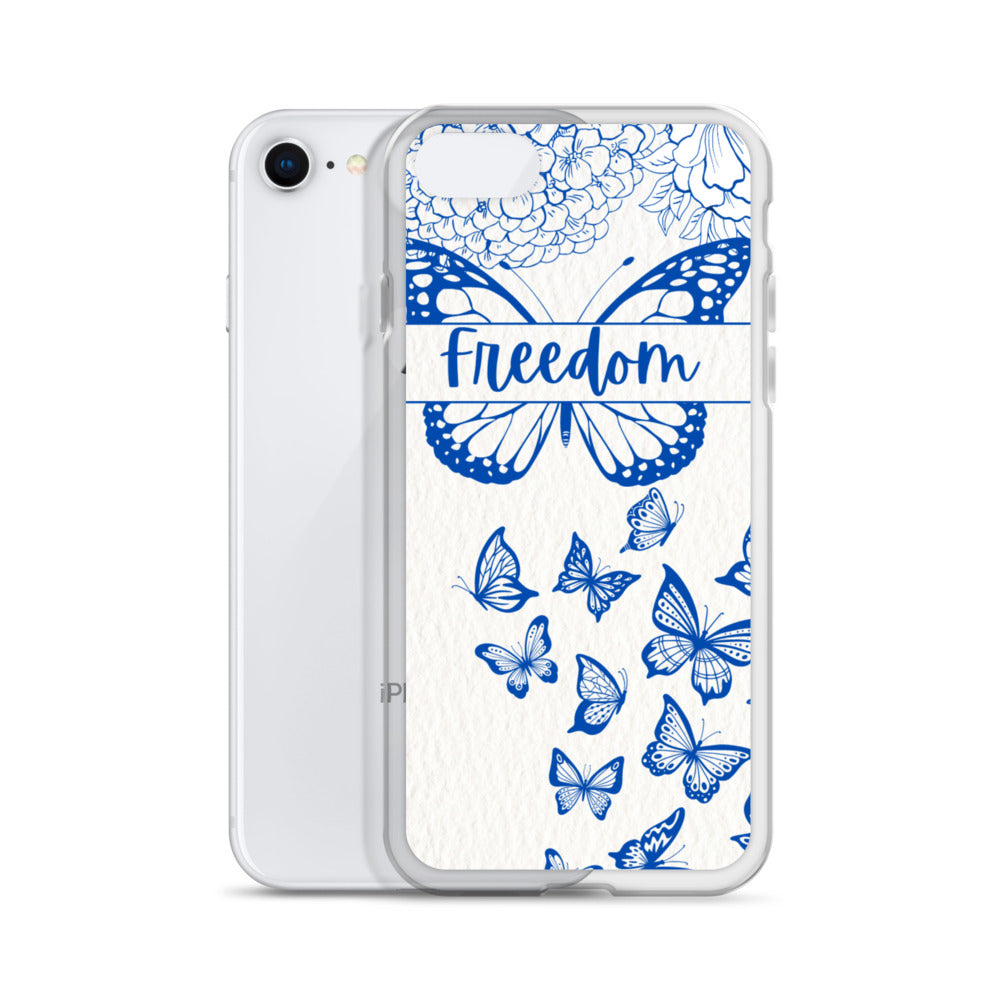 Freedom Butterfly Clear Case for iPhone®