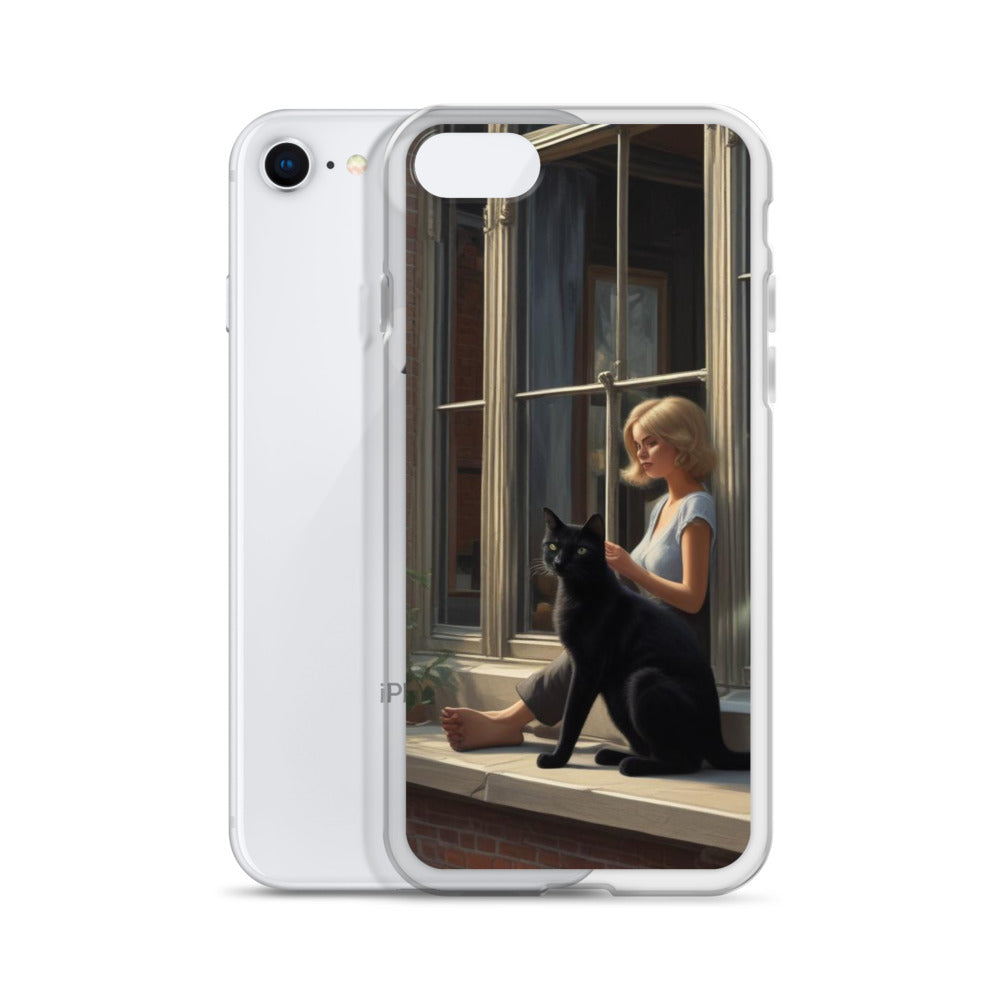 Black Cat Clear Case for iPhone®