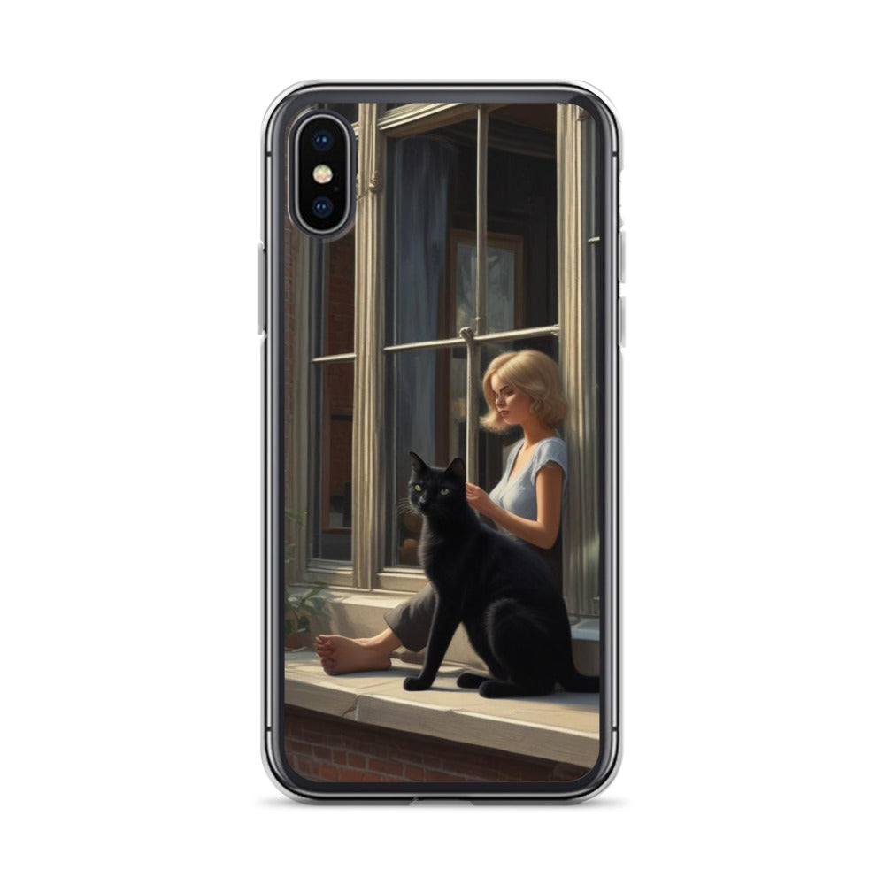 Black Cat Clear Case for iPhone®