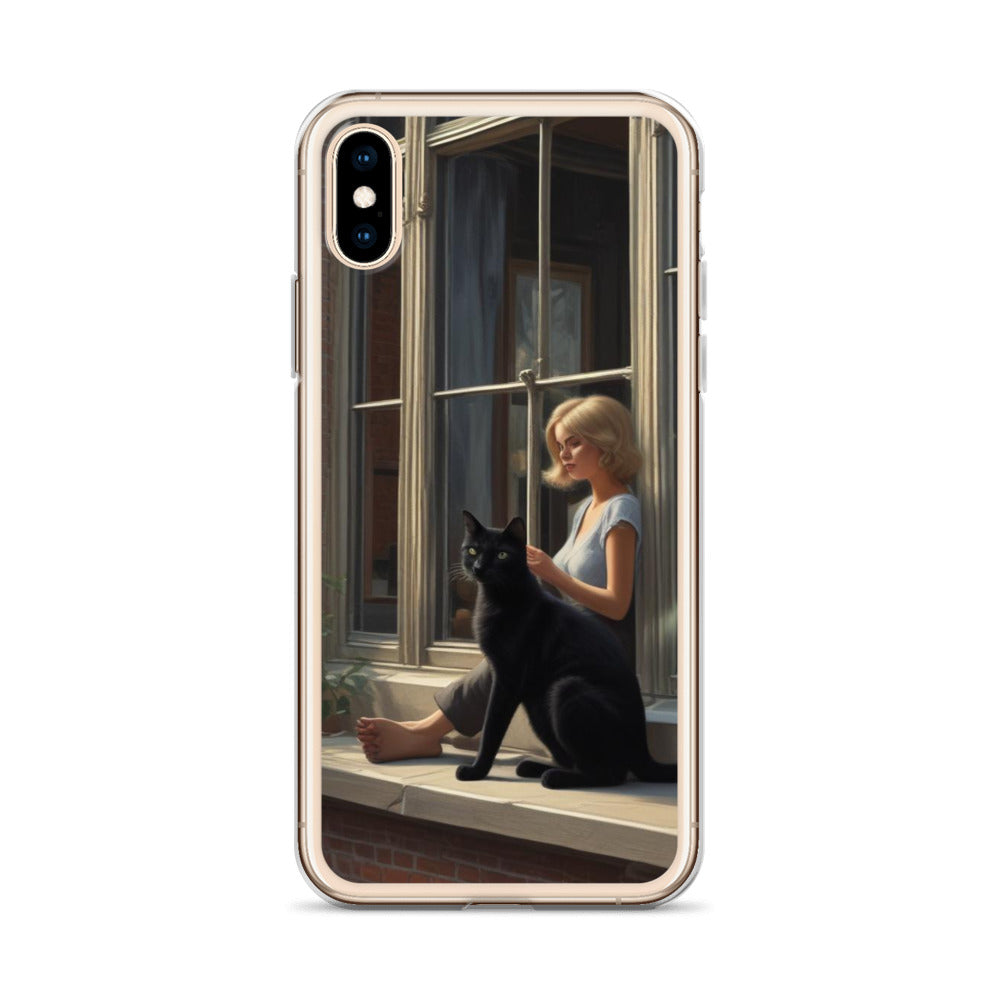 Black Cat Clear Case for iPhone®