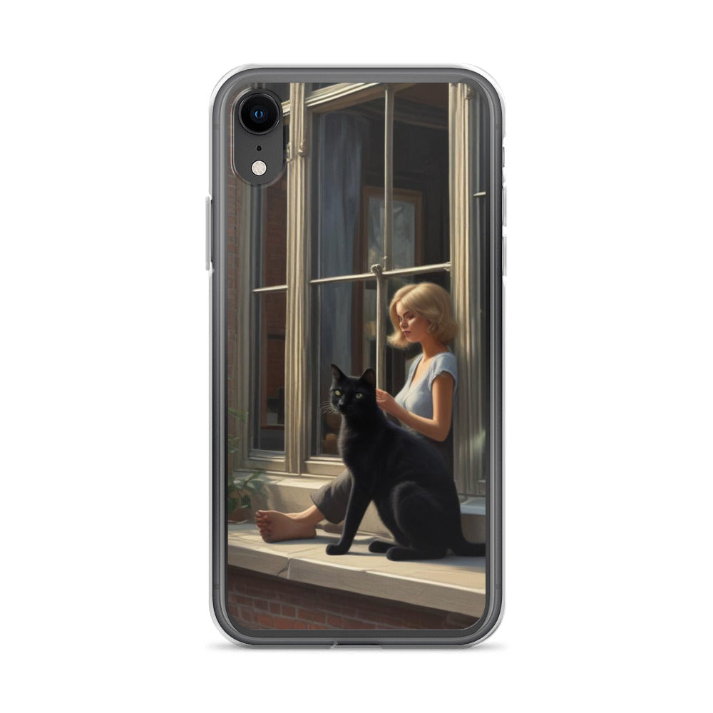Black Cat Clear Case for iPhone®