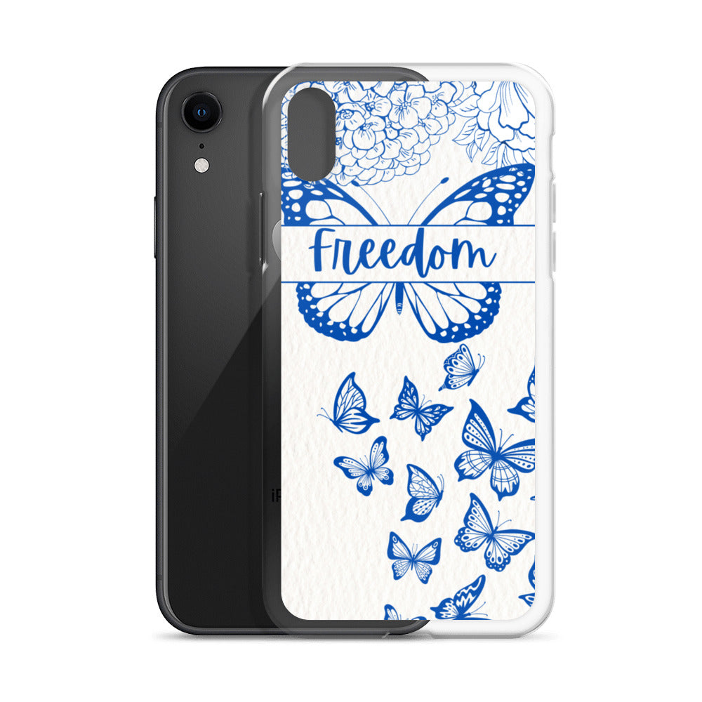 Freedom Butterfly Clear Case for iPhone®