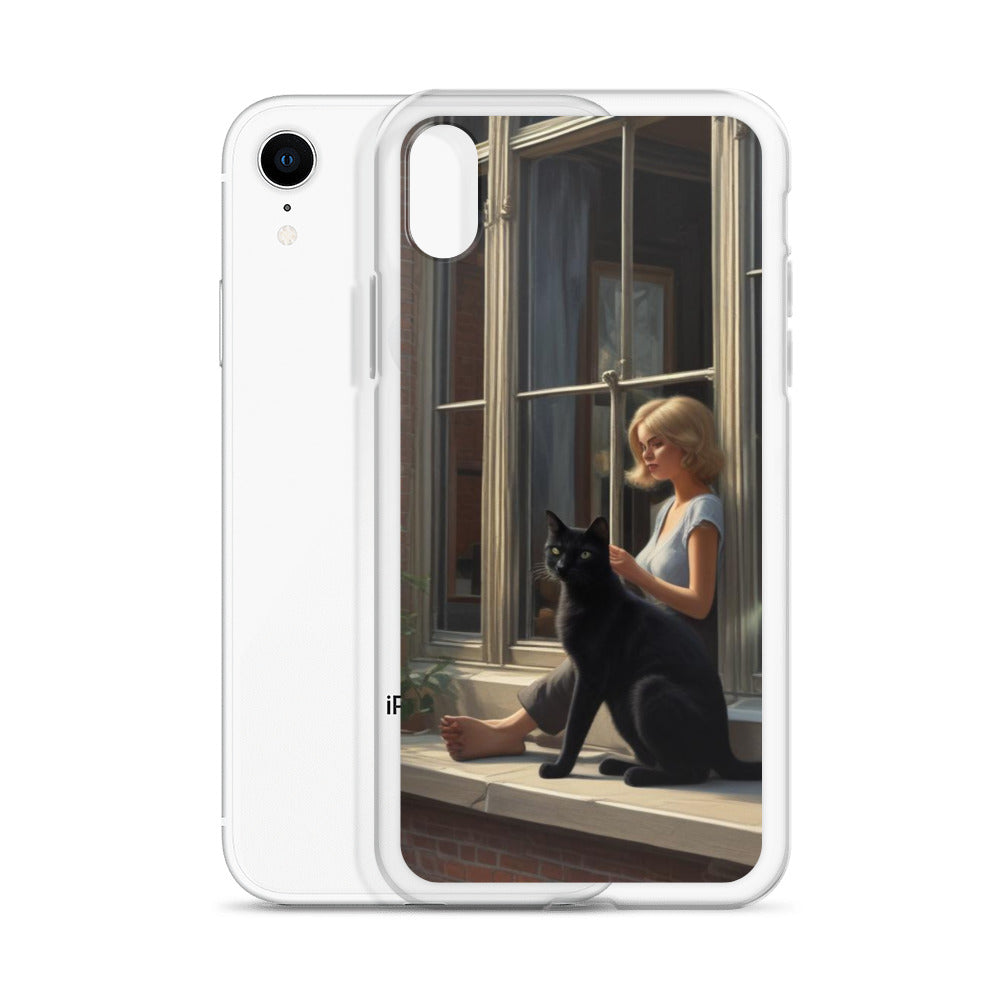 Black Cat Clear Case for iPhone®