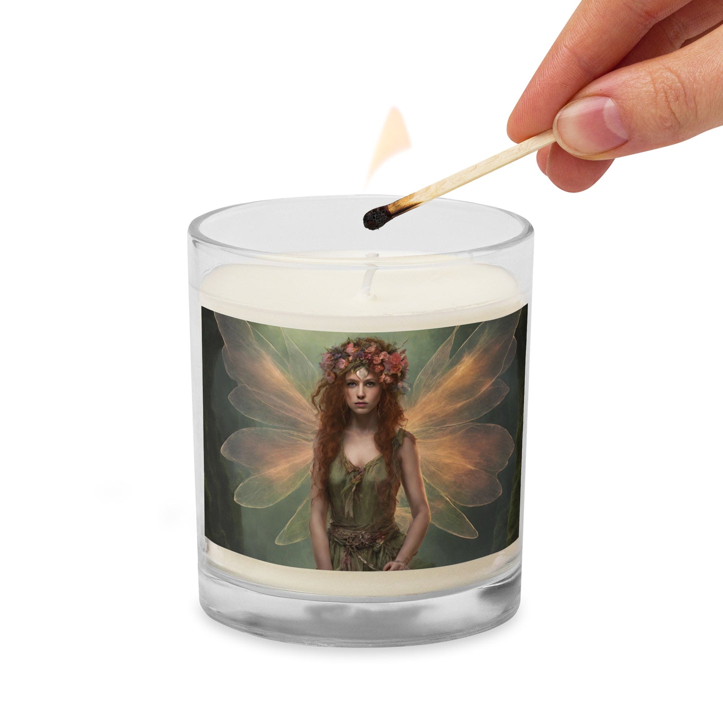 Fairy Glass jar soy wax candle