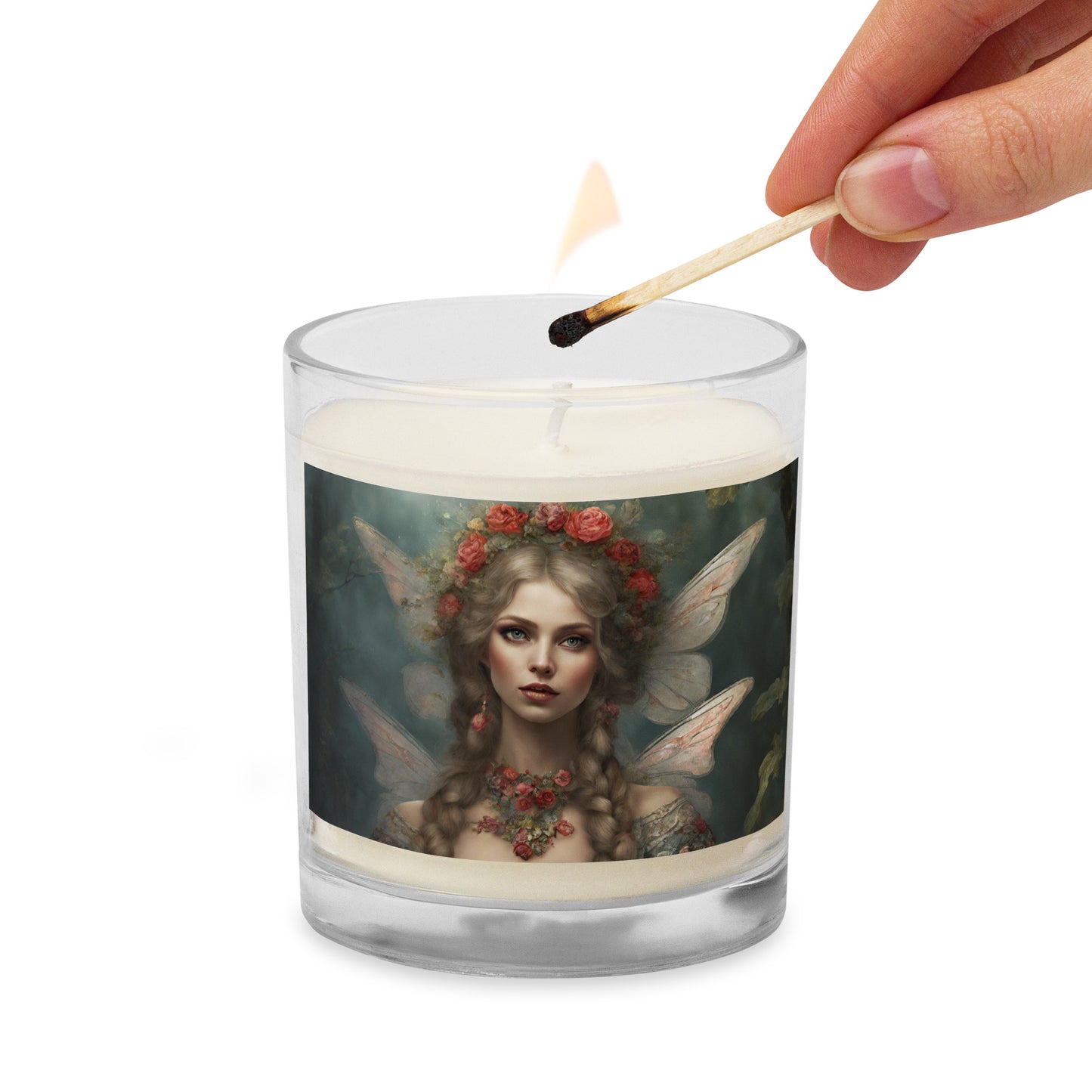 Fairy Glass jar soy wax candle
