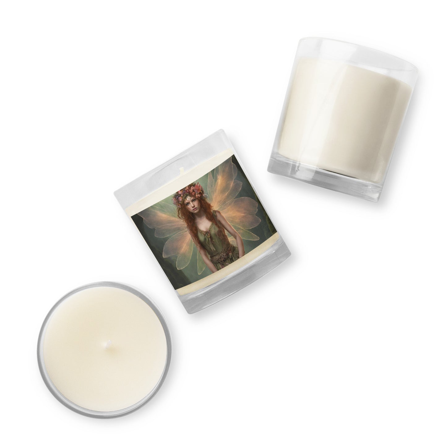 Fairy Glass jar soy wax candle