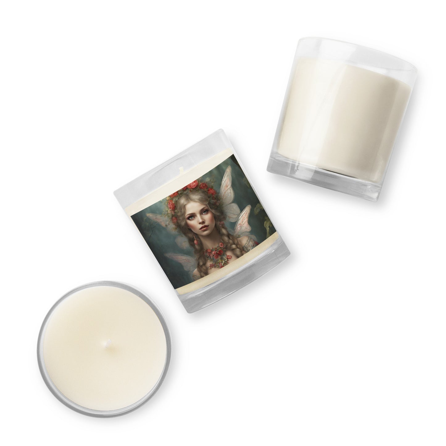 Fairy Glass jar soy wax candle