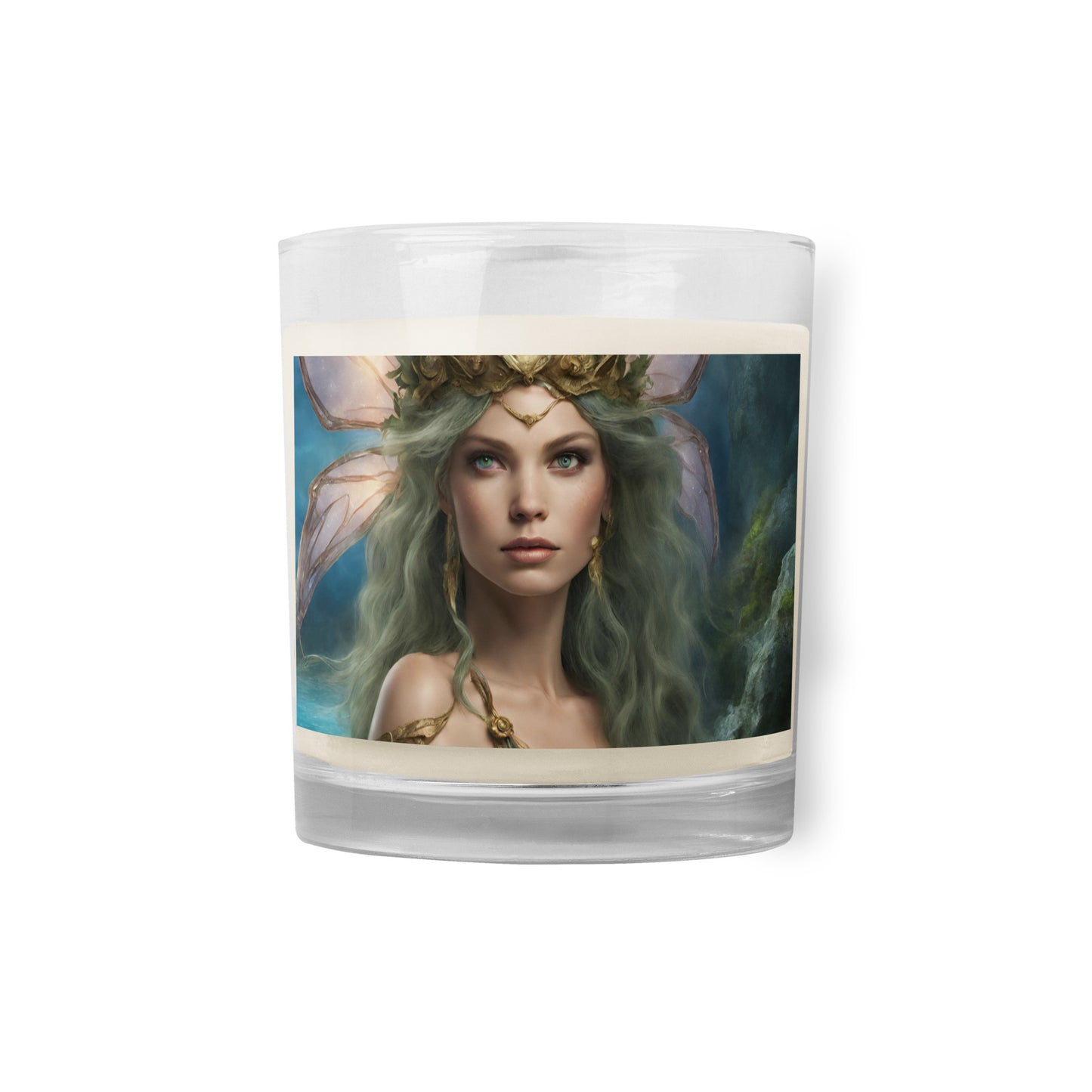 Atlantian Fairy Glass jar soy wax candle