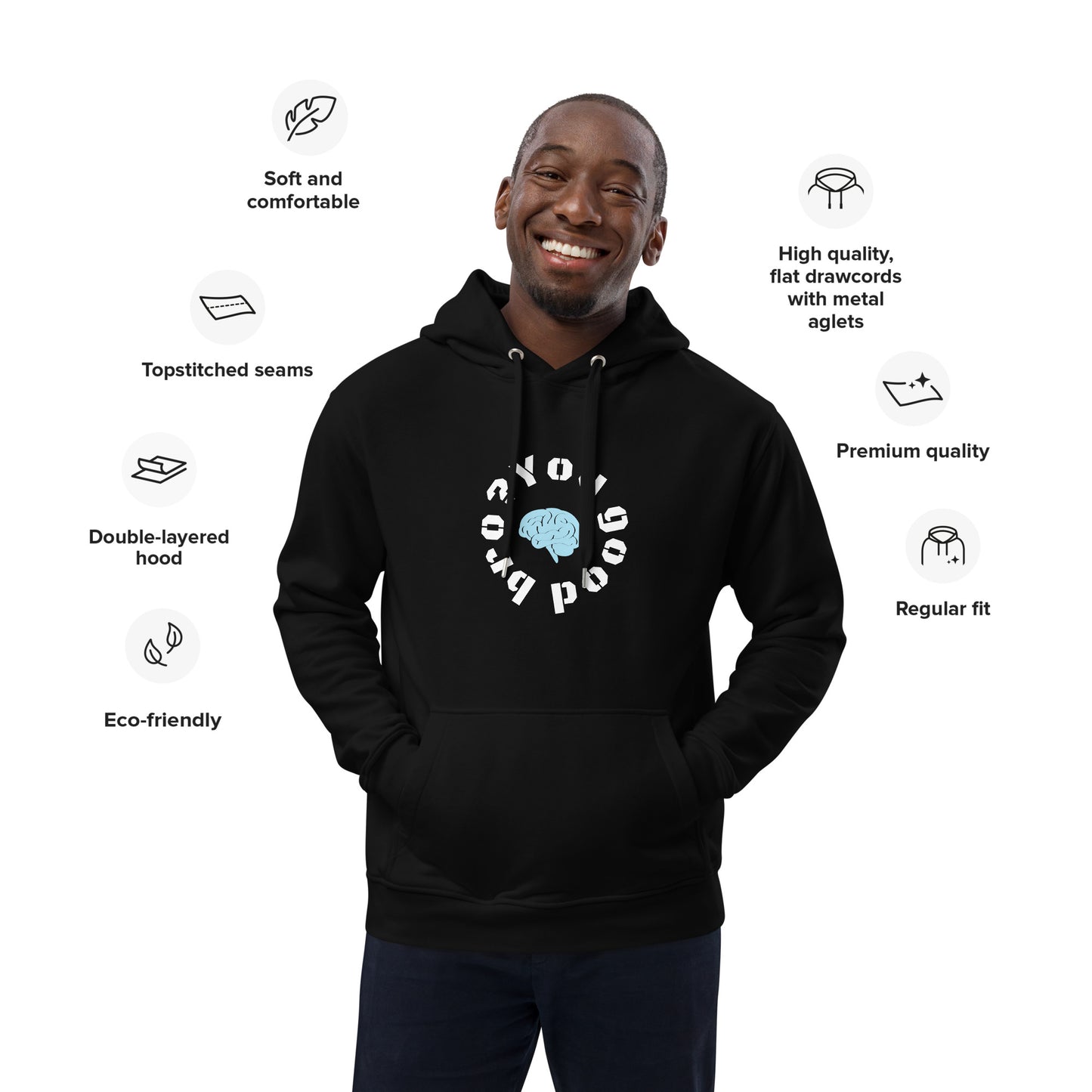 You good bro? Premium eco hoodie