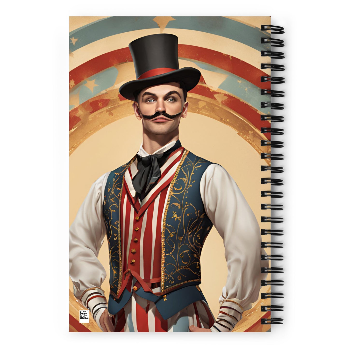Circus Performers Spiral notebook