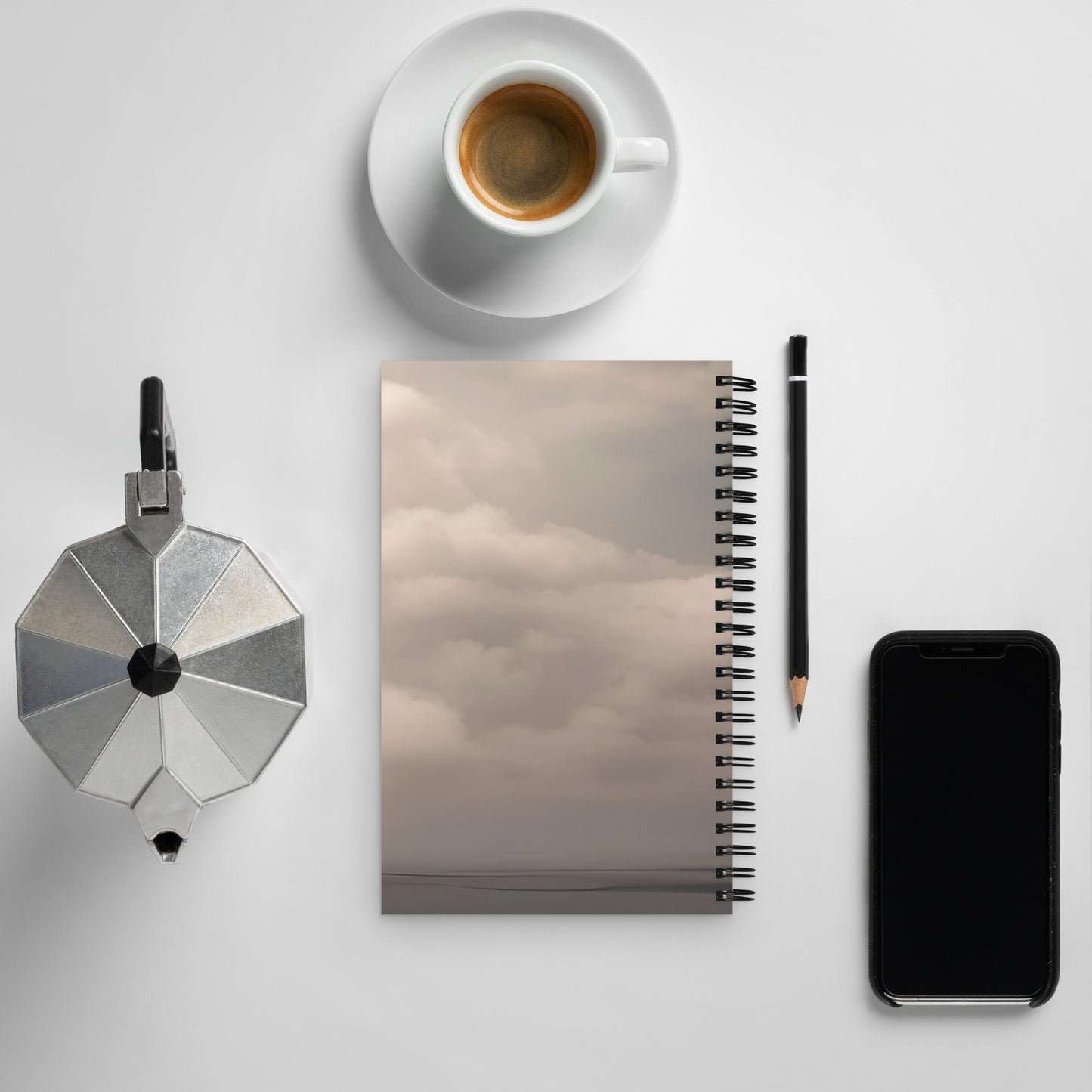 Above it All Spiral notebook