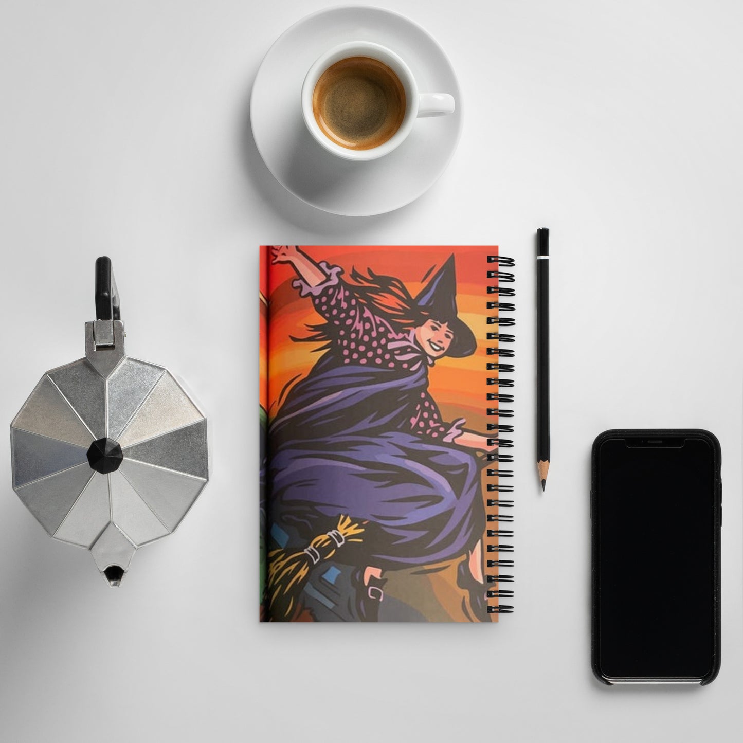 Halloween Spiral notebook