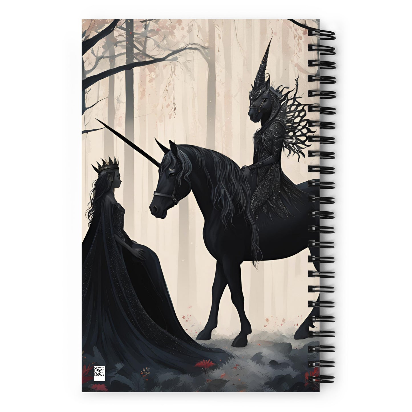 Dark Forest Spiral notebook