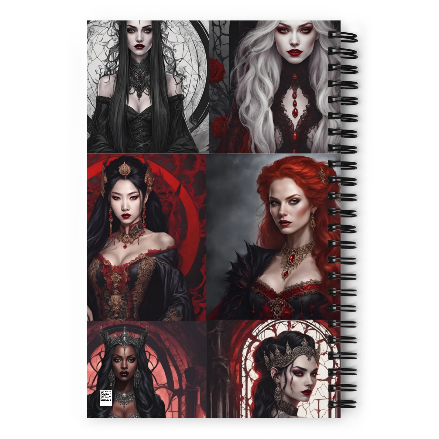 Vampire Queen Spiral notebook
