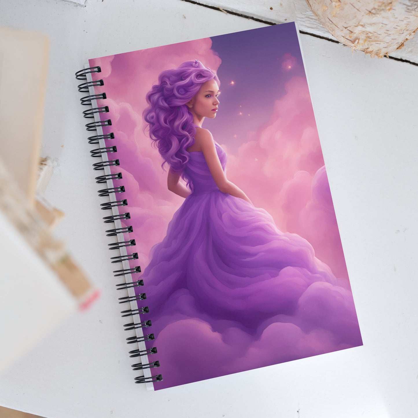 Cloud Princess Spiral notebook
